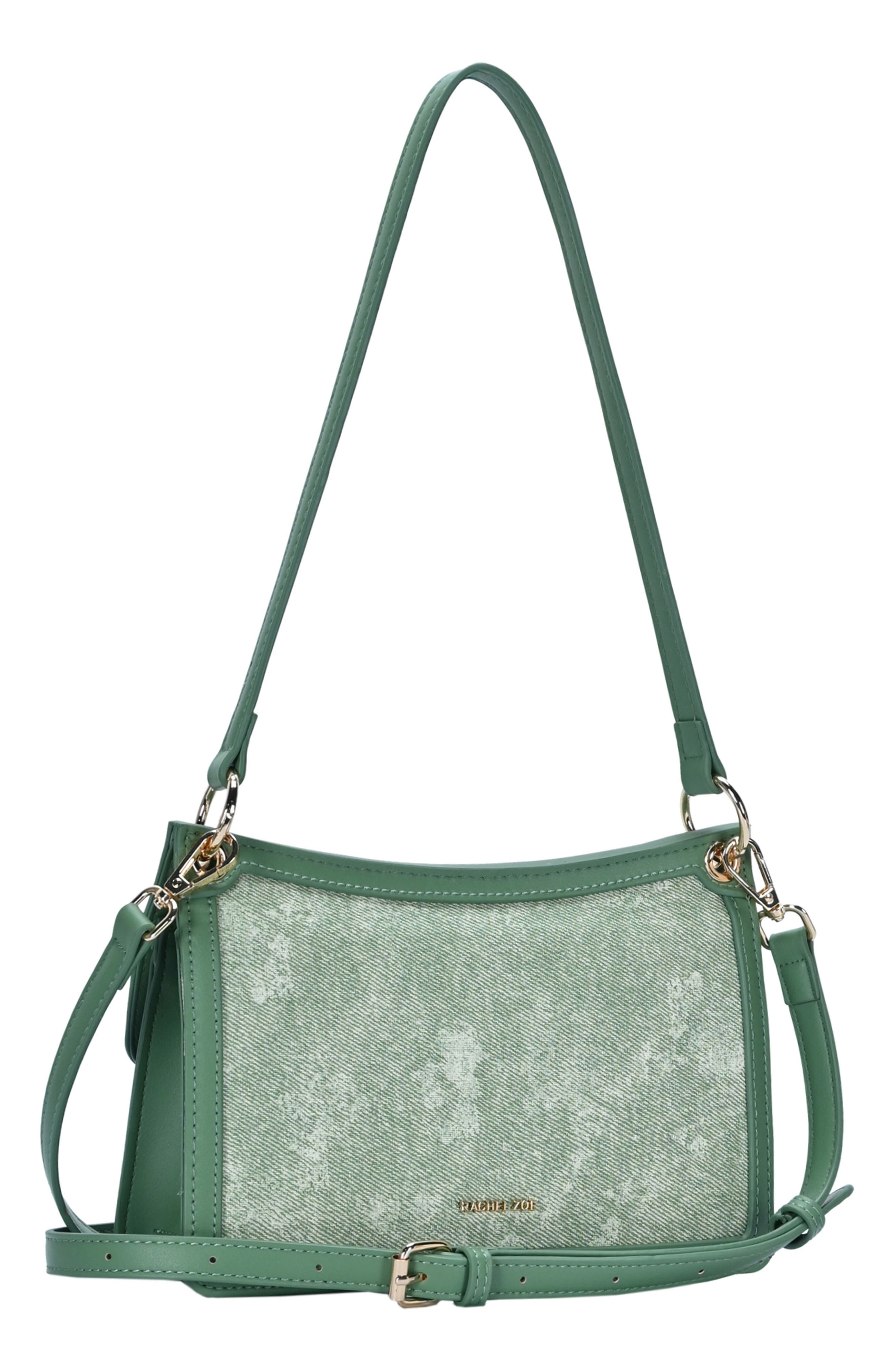 Rachel Zoe Washed Twill Flap Shoulder Bag, Alternate, color, 