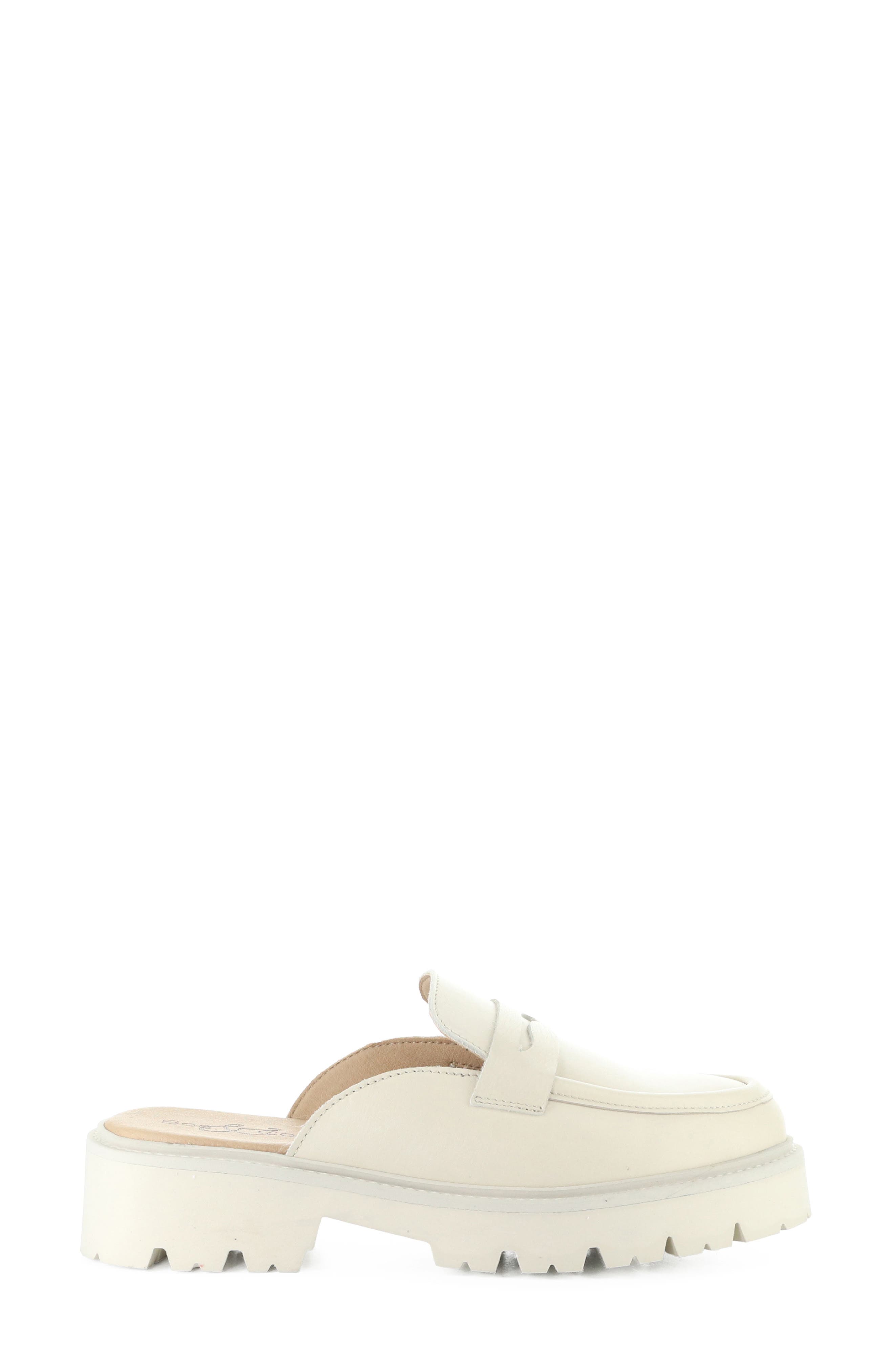 Brill Leather Loafer Mule, Alternate, color, CREAM