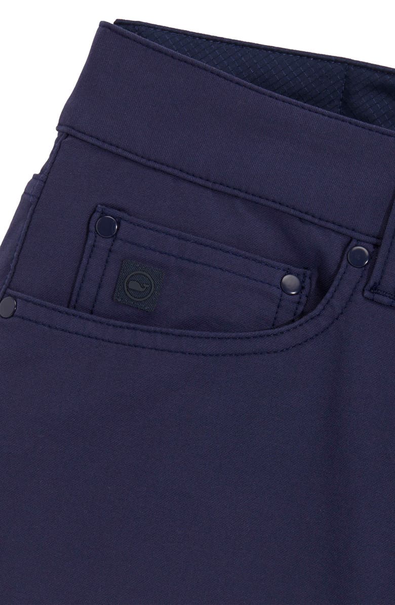 vineyard vines On-The-Go Water Repellent Stretch Canvas Pants, Alternate, color, Nautical Navy