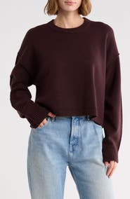 Good American Cozy Crewneck Sweater