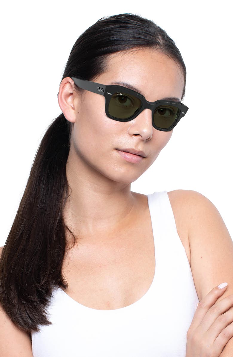 Ray-Ban State Street 49mm Small Square Sunglasses, Alternate, color,