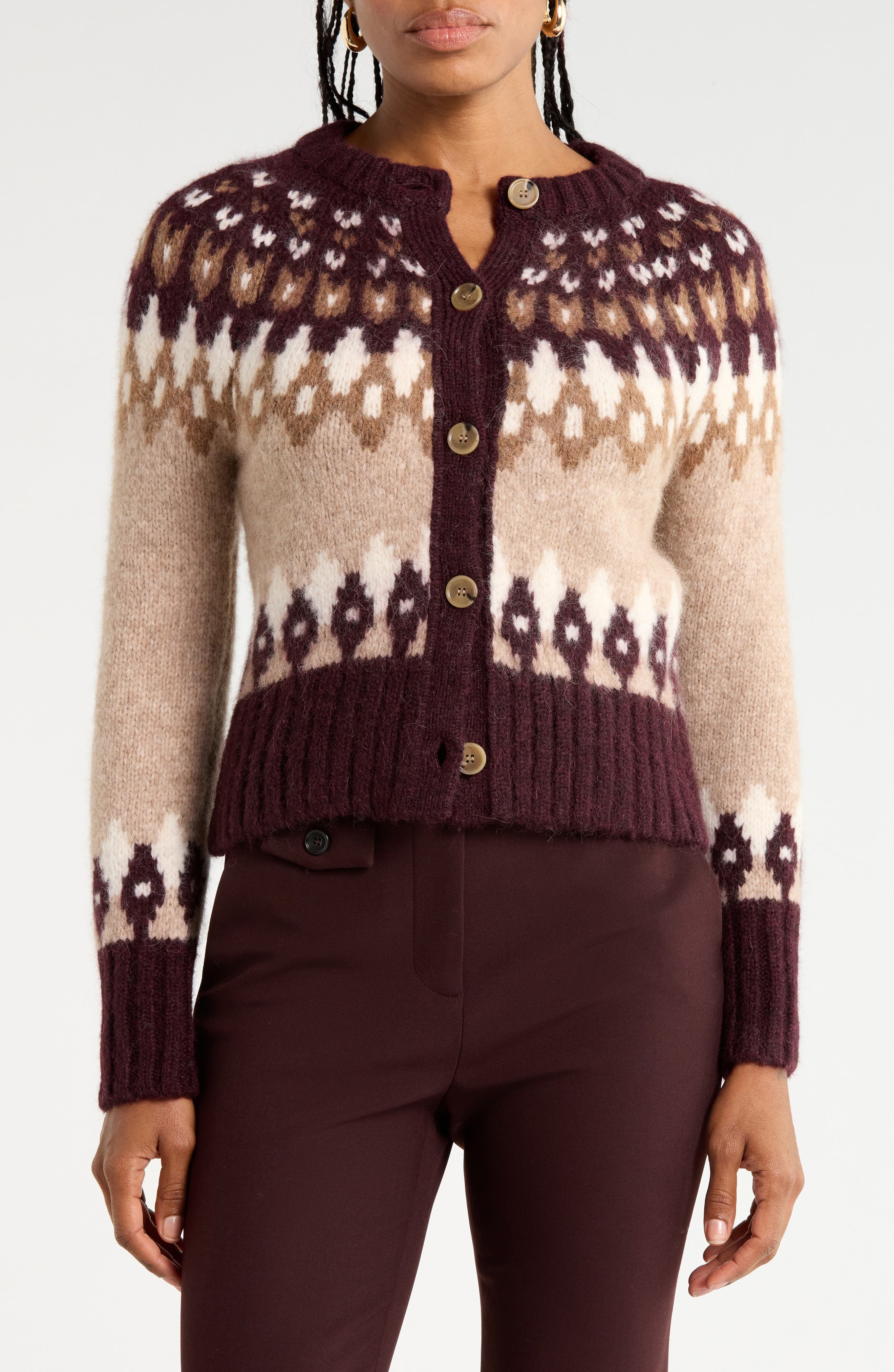 Christina Fair Isle Cardigan