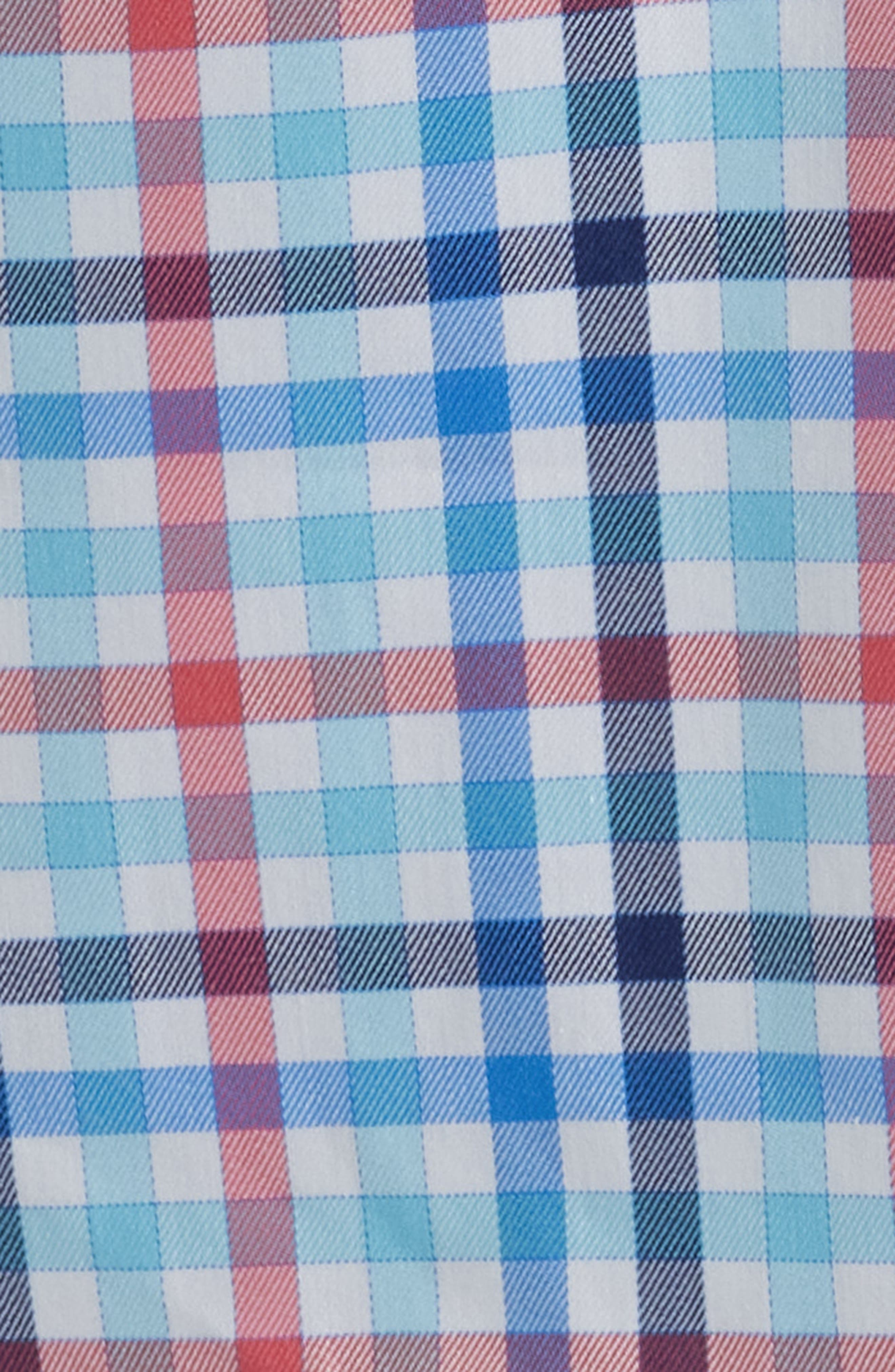 Peter Millar Chambly Crown Lite Check Performance Button-Down Shirt ...