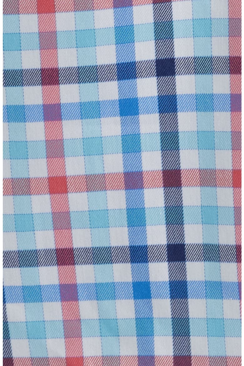 Chambly Crown Lite Check Performance Button-Down Shirt, Alternate, color, SEAPORT BLUE