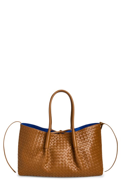 Leather & Suede Reversible Tote