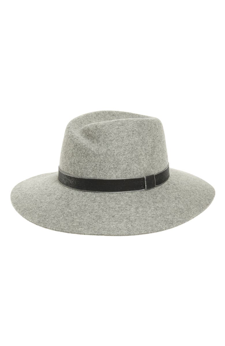 rag & bone Zoe Wool Fedora, Main, color,