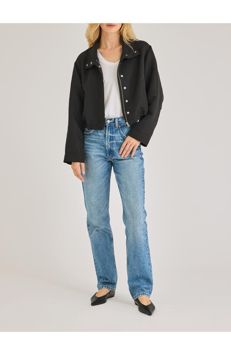 Rebecca Taylor Cropped Faille Jacket, Main, color,