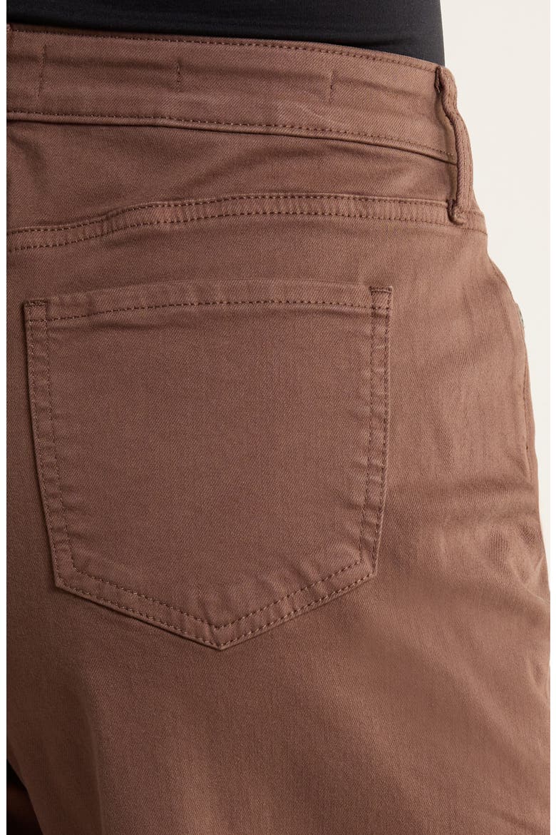 Teresa High Waist Wide Leg Ankle Jeans, Alternate, color, COFFEE BEAN