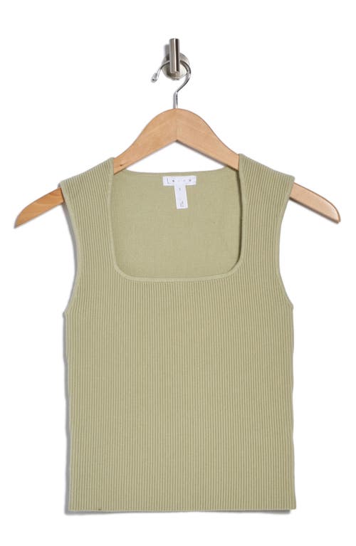 Leith Square Neck Sweater Tank In Brown