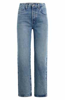 Favorite Daughter The Otto Super High Waist Ankle Boyfriend Jeans