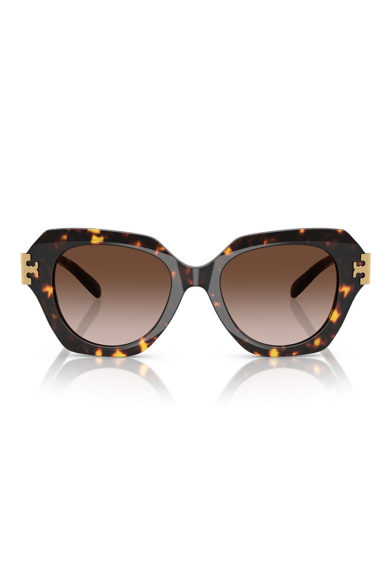 51mm Cat Eye Sunglasses, Main, color, BROWN TORT