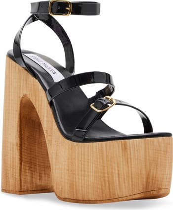 【レディース】Steve Madden Lilia Ankle Strap サンダル Steve Madden Lilia Ankle Strap Platform Sandal (Women