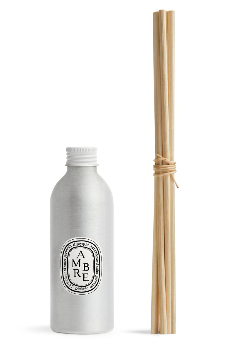 Ambre (Amber) Home Fragrance Reed Diffuser Refill, Main, color, NO COLOR