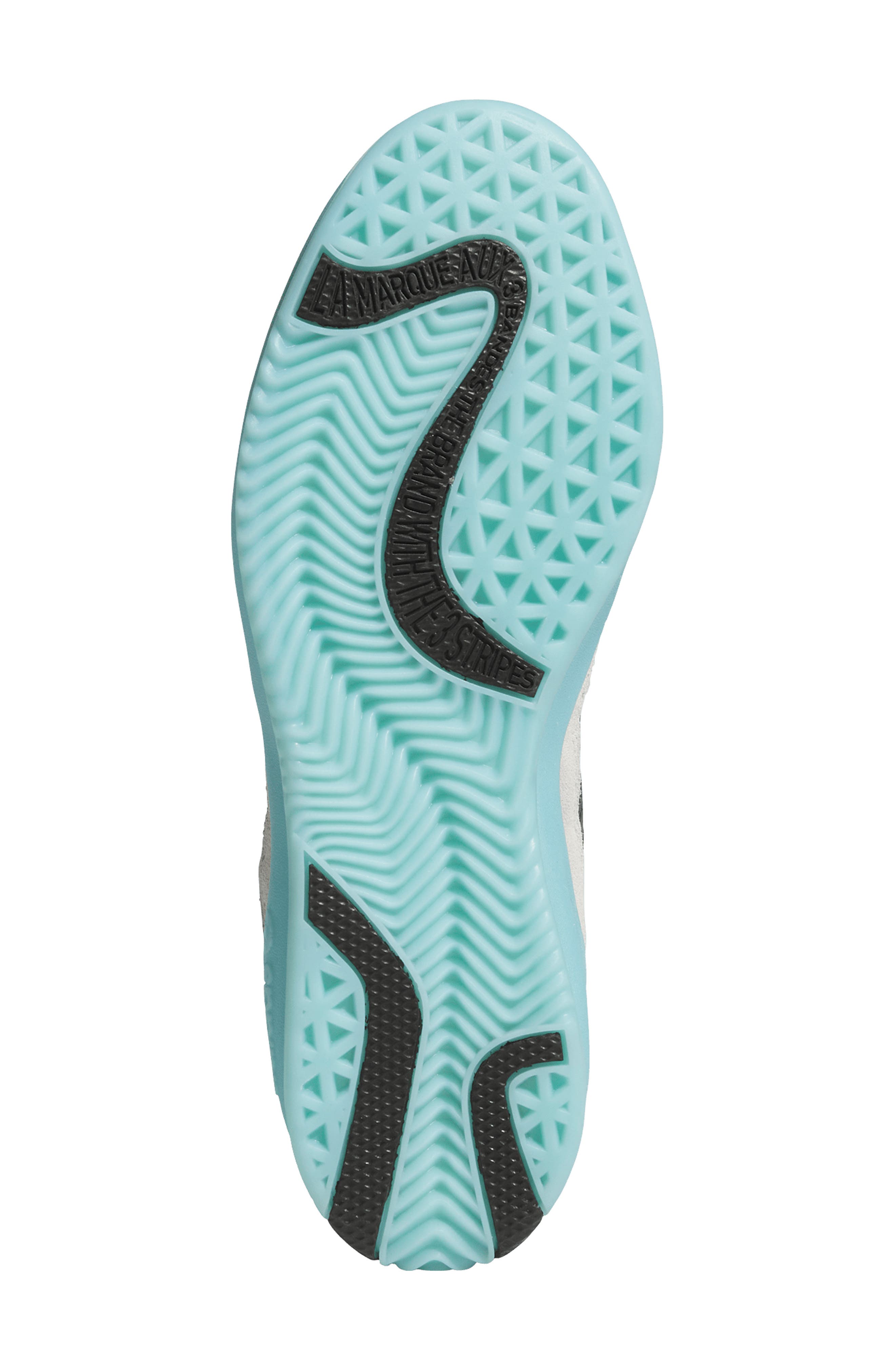 adidas Puig Sneaker, Alternate, color, White/ Black/ Light Aqua