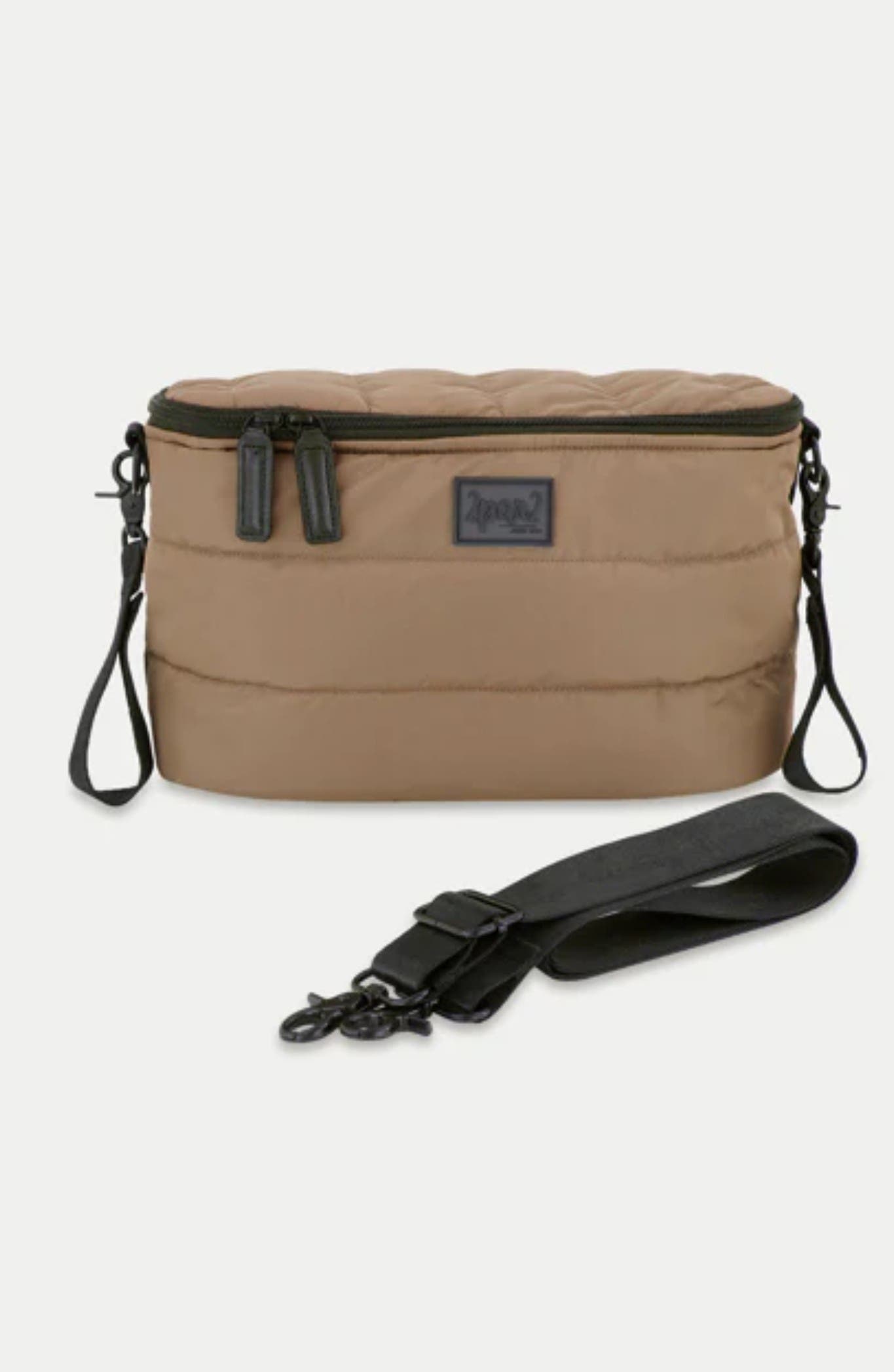 Deux par Deux Unisex Mini Diaper Bag, Main, color, Chanterelle