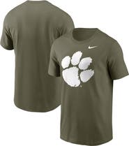 Nike Men's Nike Olive Clemson Tigers Primetime Logo Performance T-Shirt
