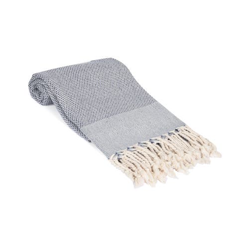 Olive And Linen Olive & Linen Whisper Weight Turkish Towel In Blue