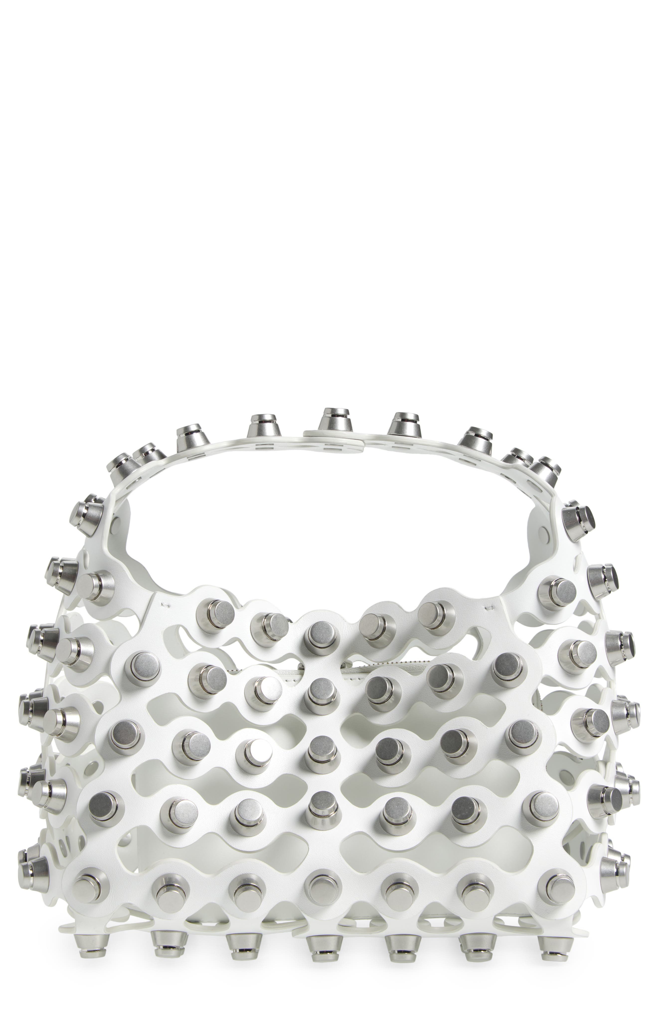 Alexander Wang Small Rex Studded Leather Handbag, Main, color, 