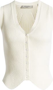 AllSaints Cruz Rib Vest