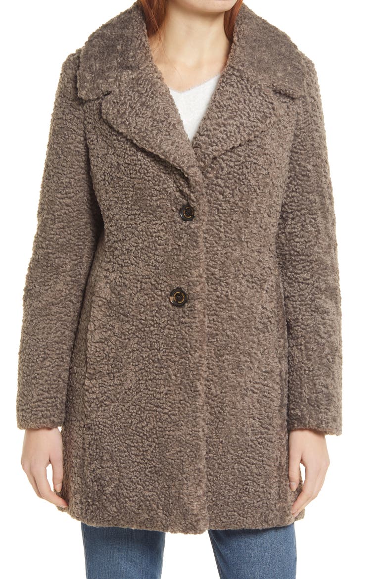 Faux Shearling Jacket, Alternate, color, MINK