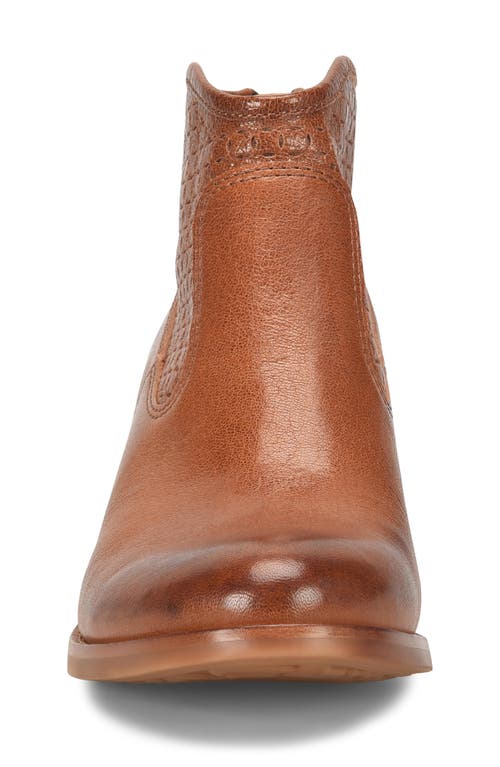 Söfft Aisley Perforated Bootie In Brown