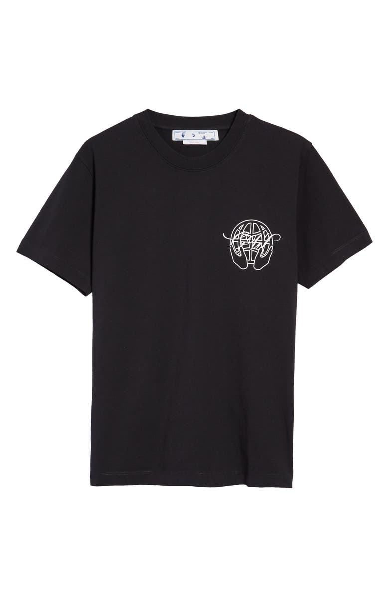 Off-White Hand Arrow Slim Fit Cotton Graphic Tee, Alternate, color, 