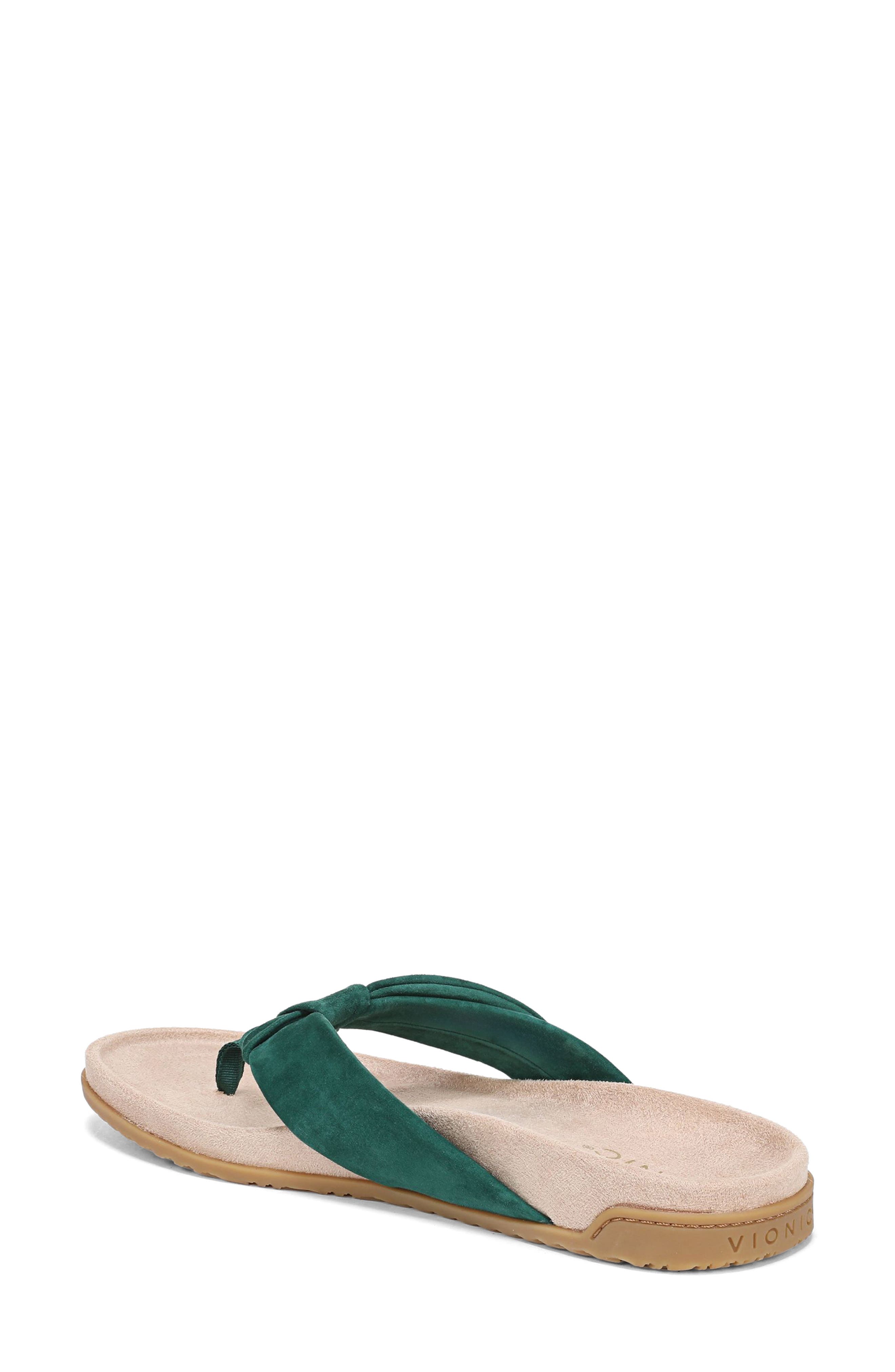 Vionic Eva Flip Flop, Alternate, color, Posy Green