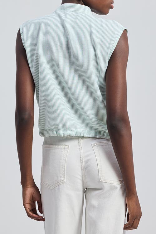 REISTOR REISTOR BUTTON-DOWN SHIRT WITH WAIST DRAWSTRING