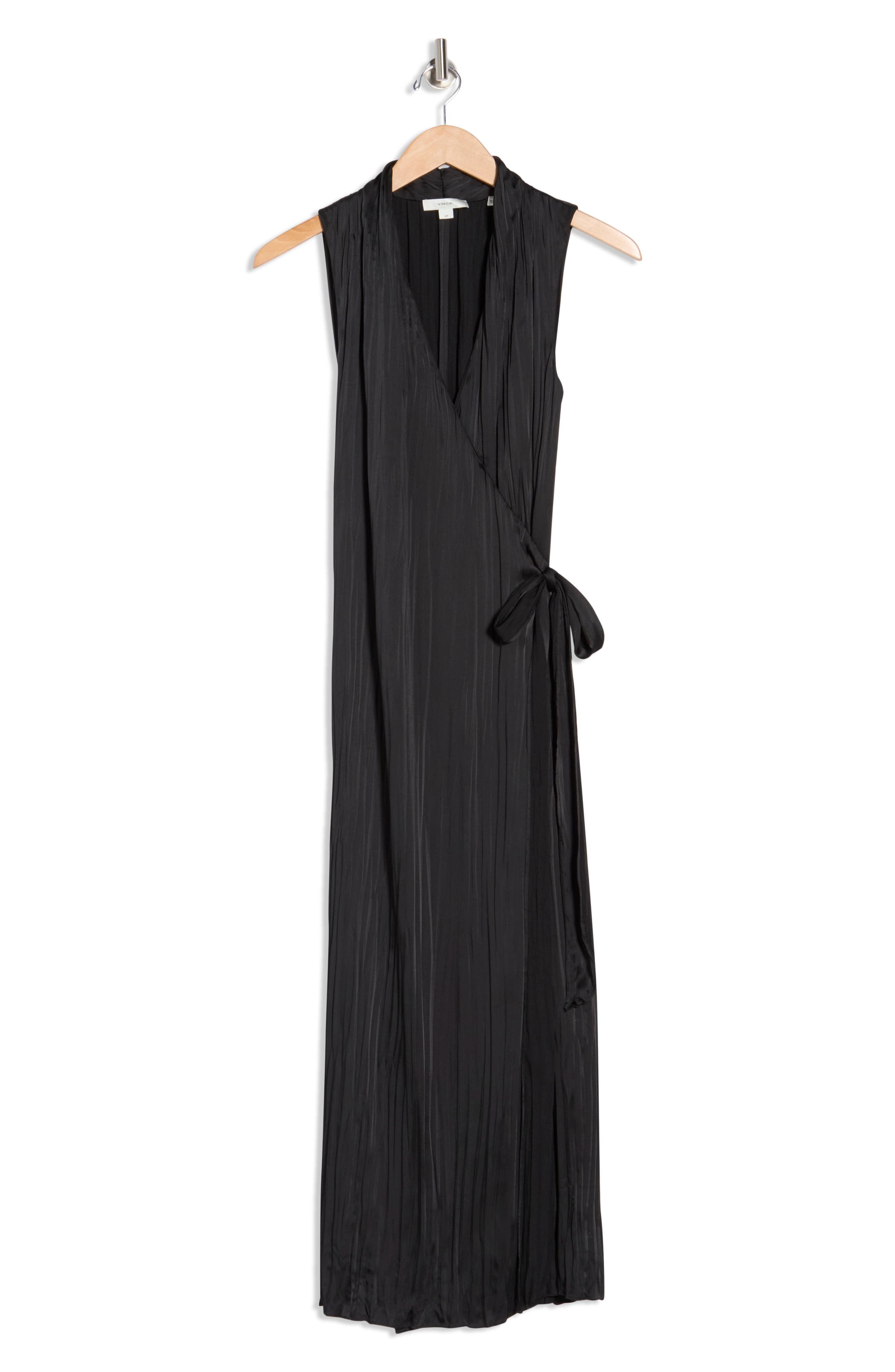 vince black pleated dress Vince Long-sleeve Pleated Shirtdress