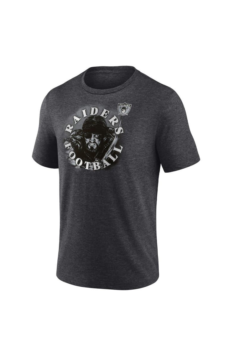 FANATICS Men's Fanatics Branded Heathered Charcoal Las Vegas Raiders Sporting Chance T-Shirt, Alternate, color, Heather Charcoal