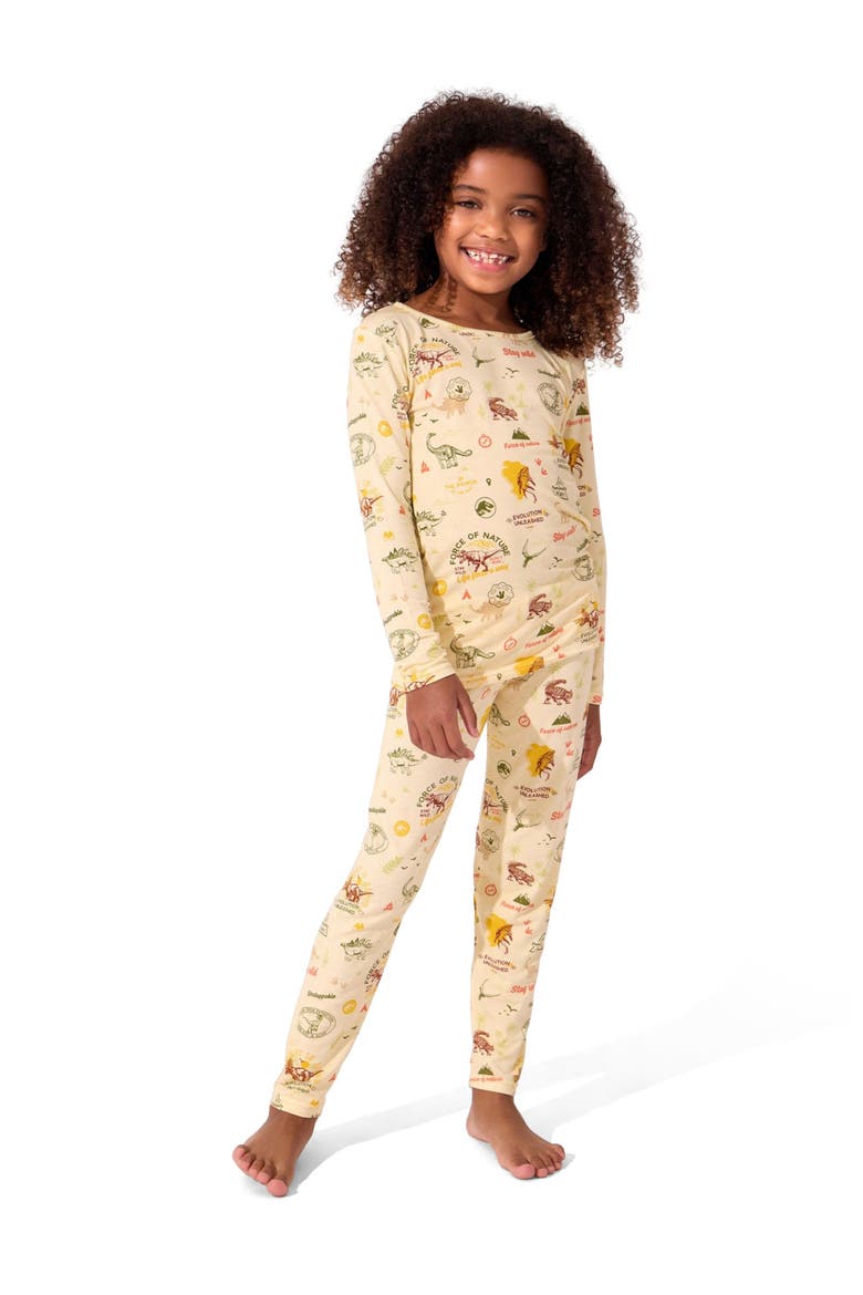 Kids' Jurassic Park Origins Set of 2 Piece Pajamas, Alternate, color, Jurassic Park: Origins