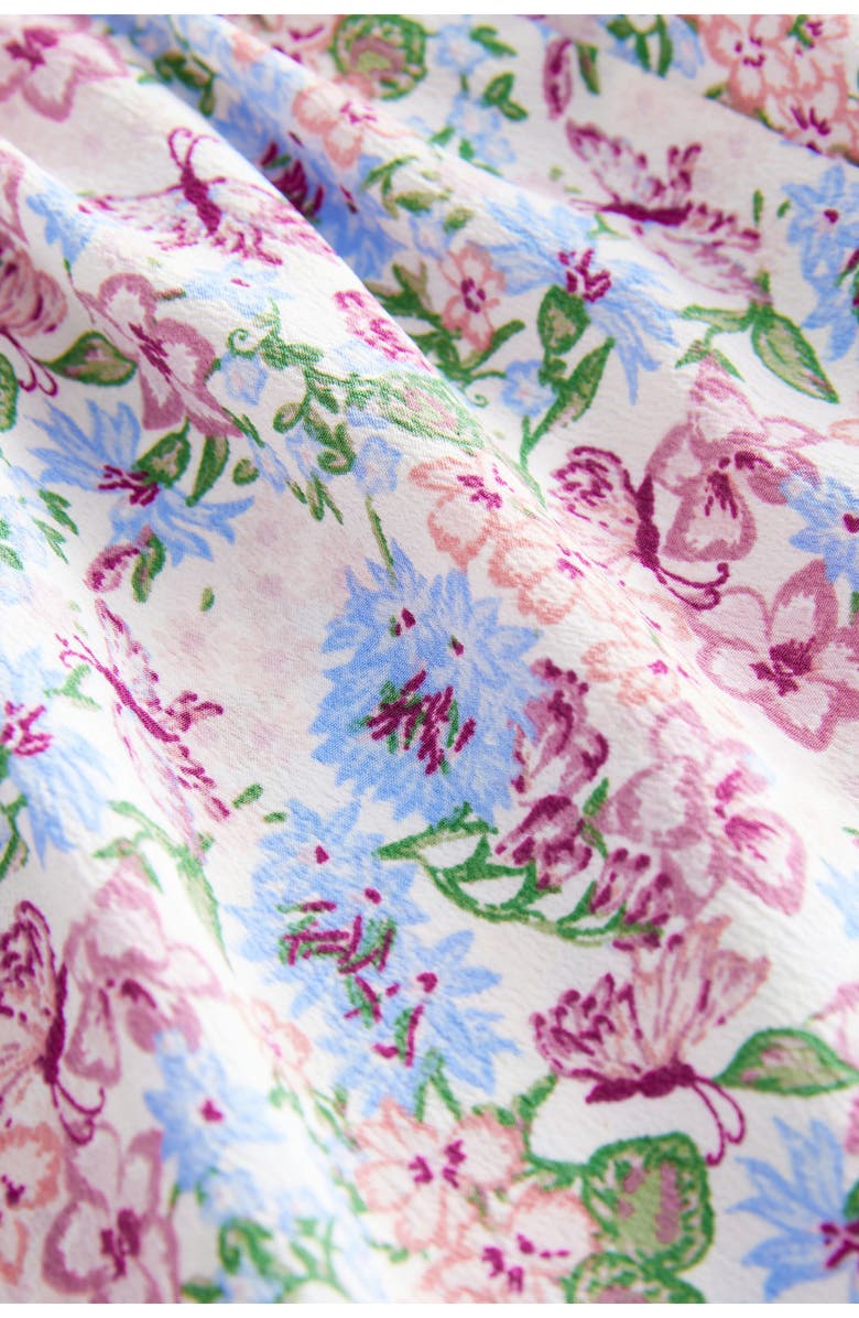 NEXT Kids' Ditsy Ruffle Romper, Alternate, color, Pink