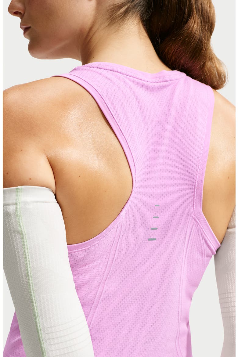 Swift Dri-FIT Seamless Tank, Alternate, color, PINK RISE/ COOL GREY