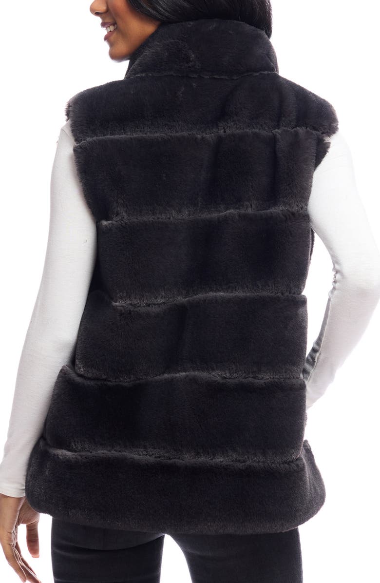 DONNA SALYERS FABULOUS FURS Posh Faux Fur Puffer Vest, Alternate, color, 
