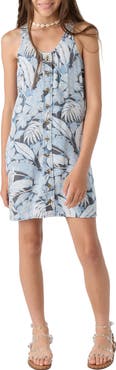 O'Neill Kids' Hazen Button-Up Sundress