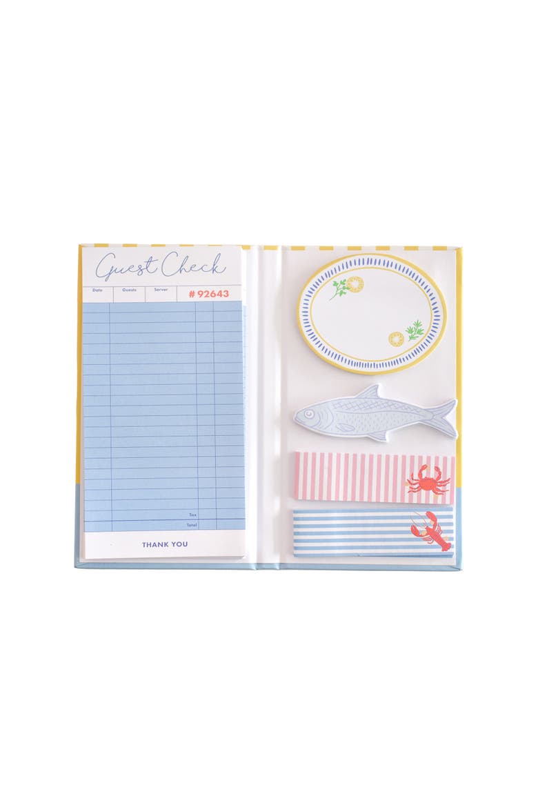 Le Dinner Sticky Note Set, Alternate, color, Assorted Pre-Pack
