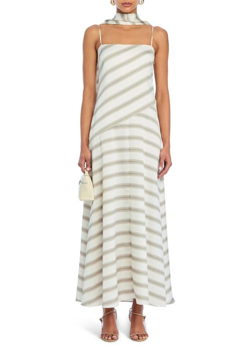 Ser.o.ya Kaia Satin Maxi Dress In White