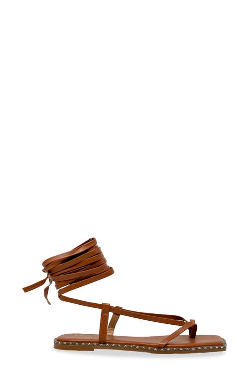 Chase & Chloe Chase And Chloe Studded Ankle Wrap Sandal