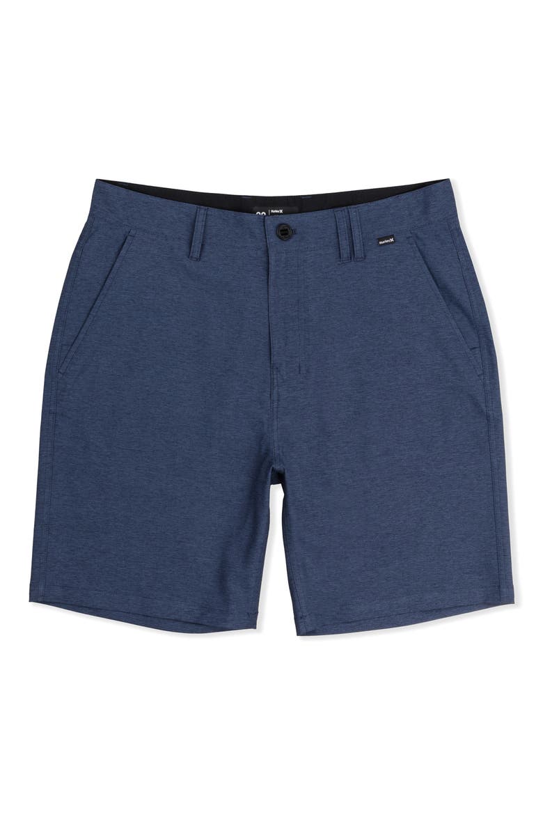 Phantom Heather Walk Shorts, Alternate, color, OBSIDIAN