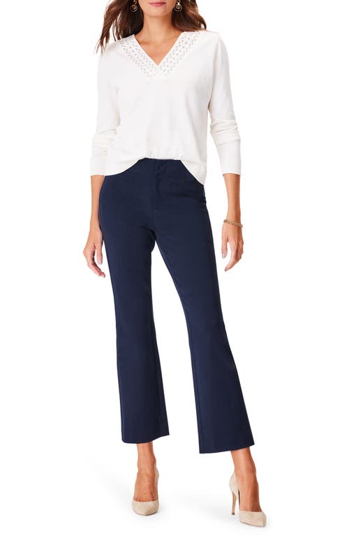 Nic + Zoe Women's Polished Up Cotton-blend Sweater In Classic Cream