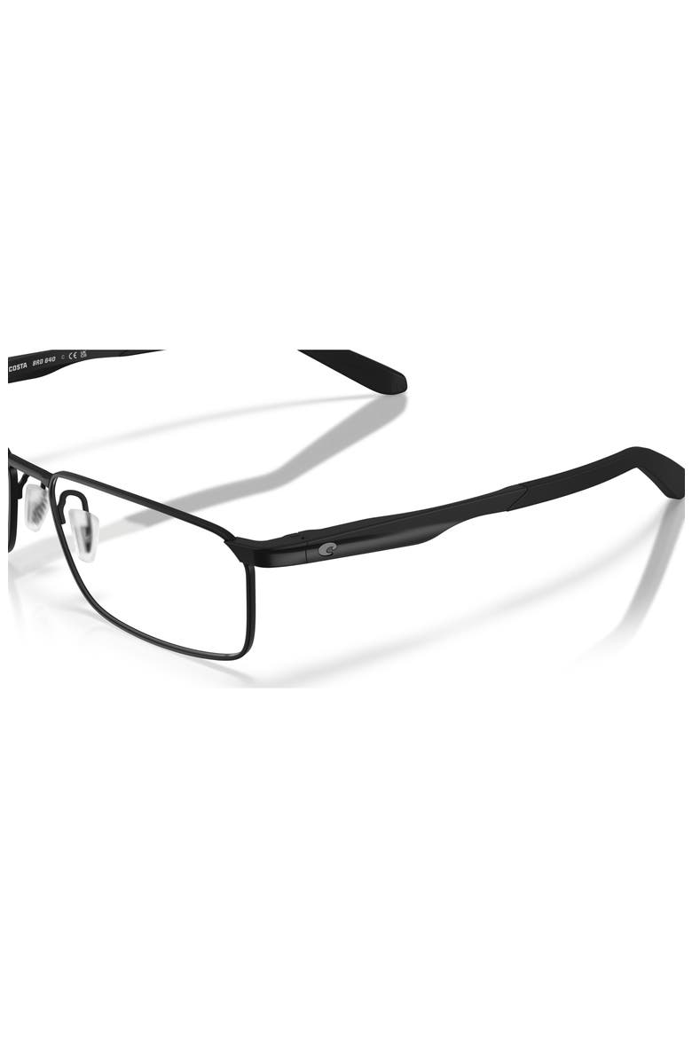57mm Rectangle optical glasses, Alternate, color, Black