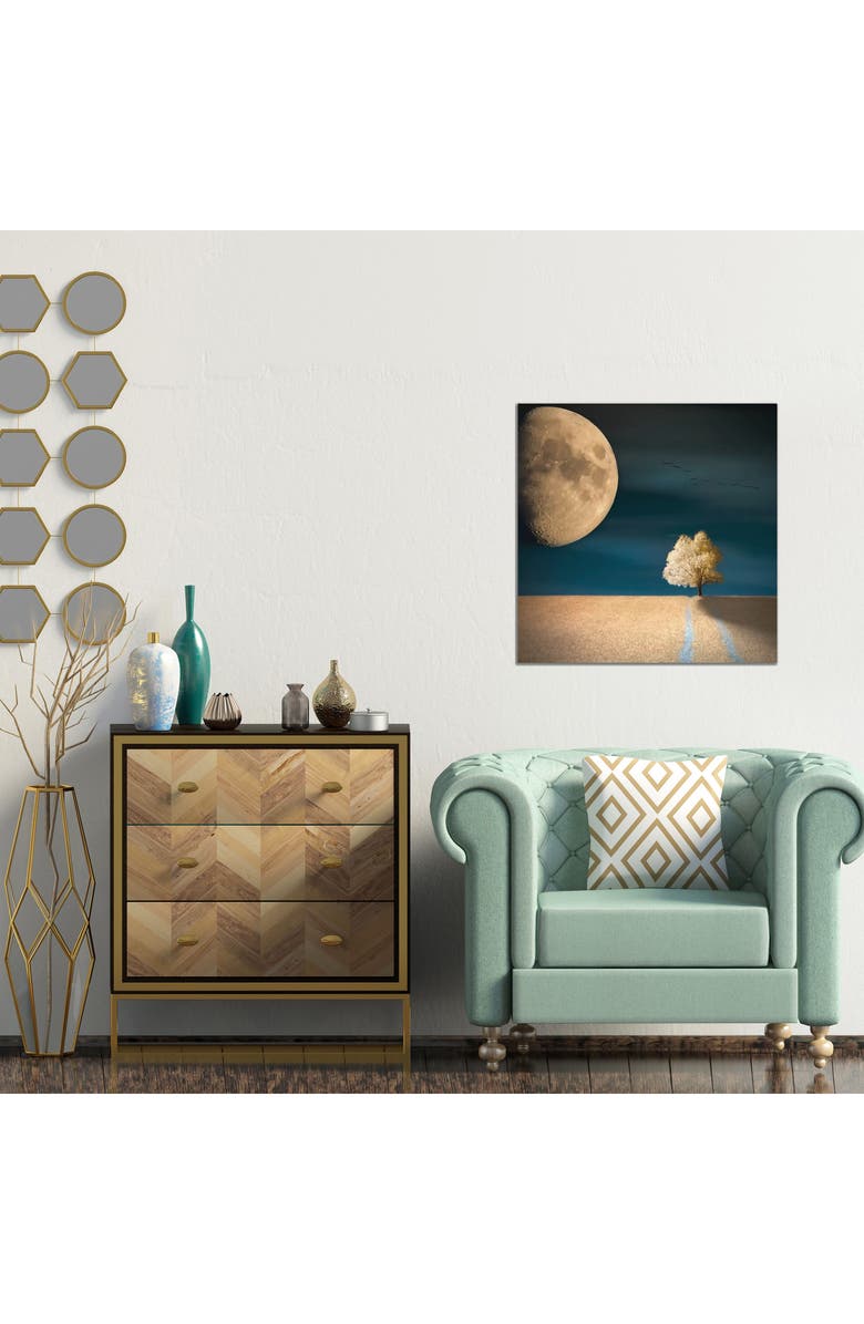 iCanvas GMO Art Print by Piotr Krol, 12"x12", Alternate, color, Blue/ Green