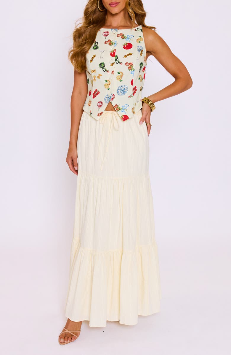 VICI Collection Solstice Mixed Print Cotton Vest, Alternate, color, 