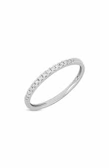 18k Gold Diamond Stackable Ring