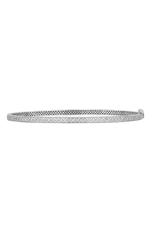 Bony Levy Rita Diamond Hinge Bracelet in White Gold at Nordstrom, Size 6
