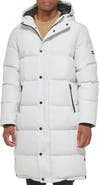DKNY Zip Front Longline Puffer