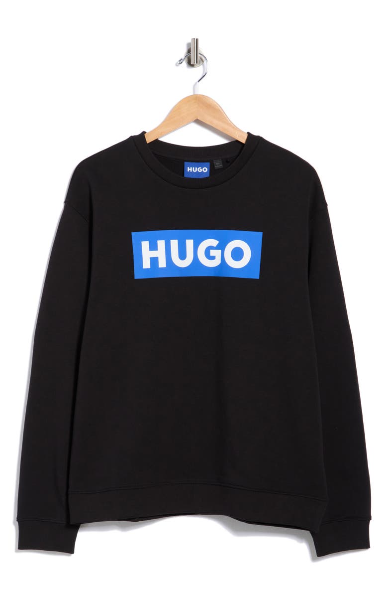 BOSS Classic Crewneck Sweatshirt, Main, color, Black