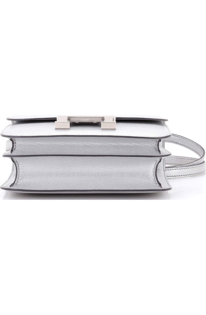 Pre-Owned Hermes Constance NM Bag Metallic Chevre Chamkilight 18, Alternate, color, Gris Argente