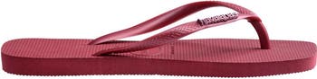 Slim Square Logo Flip Flop