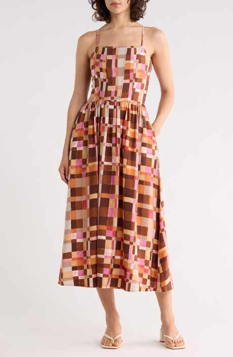 WEST K Strappy Smocked Back Dress